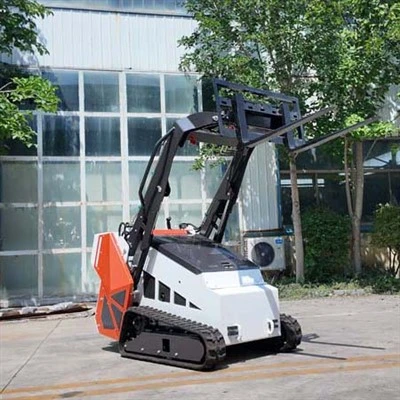 1200kg Mini Skid Steer Loader with Pallet Fork